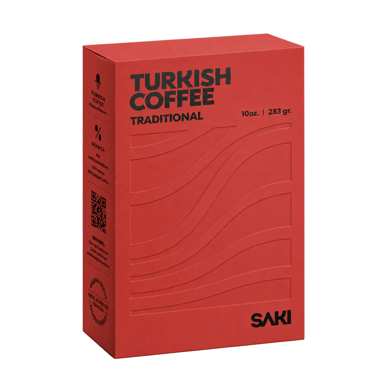 Traditional Turkish coffee package
